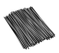 Couvre Rayon,PSLER 72 Pièces Peaux de Rayons Enjoliveurs de Jantes Housses de Protection Réutilisables pour Moto de Montagne en Fauteuil Roulant - Mélangé Noir