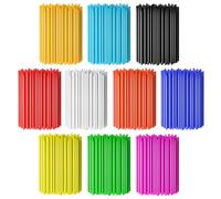 Couvre Rayon,PSLER 72 Pièces Peaux de Rayons Enjoliveurs de Jantes Housses de Protection Réutilisables pour Moto de Montagne en Fauteuil Roulant - 11 Couleurs Mélangées