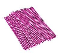 Couvre Rayon,PSLER 72 Pièces Peaux de Rayons Enjoliveurs de Jantes Housses de Protection Réutilisables pour Moto de Montagne en Fauteuil Roulant - Mélangé Violet