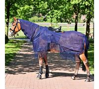 Couvre-reins BUSSE moustiquaire à franges III Couverture anti-mouches Navy 155