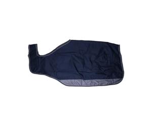Couvre-reins imperméable pour cheval Equithème TYREX 600 D Bleu 125 cm