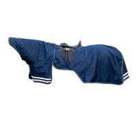Couvre-reins pour cheval avec couvre-cou HKM Bleu 135 cm