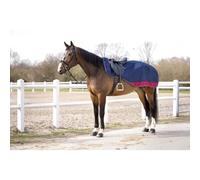 Couvre-reins pour cheval Equithème TYREX 1200 D Bleu 125 cm