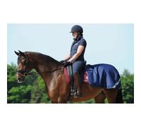 Couvre-reins pour cheval imperméable Bucas Quarter Sheet Bleu 125 cm