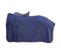 Couvre-reins pour cheval polaire avec Velcro HKM Bleu 125 cm