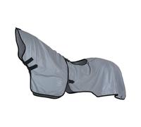 Couvre-reins pour cheval réfléchissant avec couvre-encolure Horze Luminox Bleu 135 cm