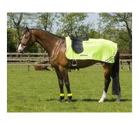 Couvre-reins pour cheval refléchissante QHP Jaune L