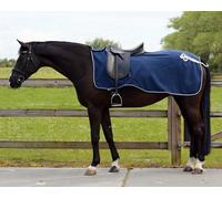 QHP Couverture couvre-reins en tissu polaire M bleu