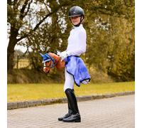 Couvre-reins QHP Hobby Horse, Couleur:bleu cobalt