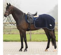 Couvre-reins QHP Quarter en laine - bleu marine