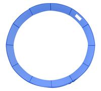Couvre-Ressort Trampoline Ø 366 Cm Pvc Pe Haute Densité Rembourrage 15 Mm Bleu