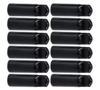 Couvre-robinet à Bière en Caoutchouc Noir, Lot de 12 Pièces | Capuchons Anti-poussière pour Becs Verseurs, Maintien Sûr, Usage la Cuisine et Bar, Accessoire Pratique