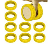 Couvre-roule à bagages | 8 morceaux de bagages de voyage universels | COUVERTURE POUR LES ROUES DES LOGGAGES 8 PIÈCES DE LUGGAGES LUGGAGE ENCORE 8 PIÈCES DE LOGGAGE BUGGAGE SOCHES 8 PIÈCES DE CHEUFS L