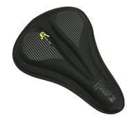 Couvre-selle mémoire de forme gel Newton Noir