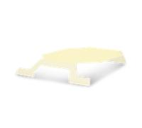 Couvre-Selle Shad Incolore Or