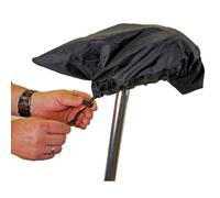 Couvre selle vélo protection pluie avec sacoche sur rail ( Noir )