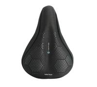 COUVRE SELLE VELO ROYAL NOIR A MEMOIRE DE FORME LARGE (251X220mm) 168g
