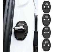 Couvre-serrure de porte de voiture en silicone, capuchon de valve de protection pour Audi SLINE A3 8P S3 A4 B6 B7 A6 C5 A5 B3 Q5 S TT A1 S2 4pcs For S Line