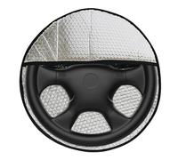 Couvre-shadeau De Soleil du Volant, Film Anti-Chaleur pour Volant De Voiture, Pare-Soleil pour Volants, Accessoires De Protection Réflecteurs pour Intérieur De Voiture, Protection Solaire