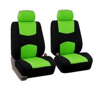 Couvre Siege 4 Pièces Ou 9 Pièces pour Camry pour Highlander pour Harrier pour Sequoia pour Housses De Siège Voiture Housse Chaise Automatique en Tissu(2Seats-Green)