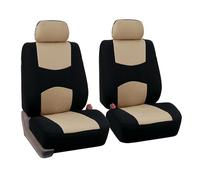 Couvre Siege 4 Pièces Ou 9 Pièces pour Camry pour Highlander pour Harrier pour Sequoia pour Housses De Siège Voiture Housse Chaise Automatique en Tissu(2Seats-Beige)