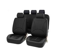 Couvre Siège Auto 9 Pièces Housses Coussin Siège Voiture Cuir Pour Orlando Pour Equinox Pour Silverado Pour Suburban Pour Sonic Pour Lt-rs Pour Voile Pour Spark(5 Seats-Black)