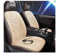 Couvre Siege Auto, Chauffage Rapide 12v Housse De Siege, Antidérapant à Usage Général Protege Siege Voiture, Les Personnes Qui Conduisent Longtemps,Beige-Doubleseater