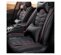 Couvre Siège Auto Housse Siège Auto Cuir Pour Megane 2 3 Pour Fluence Pour Scenic Pour Clio Pour Captur Pour Kadjar Pour Logan Pour Duster Pour Arkana(Noir rouge,A)