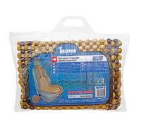 Couvre siege avec Boules en Bois Baobab 128x38 marron
