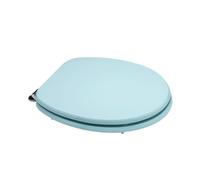 COUVRE-SIÈGE DE TOILETTES À COMPATIBILITÉ UNIVERSELLE BLEU CLAIR CERTIFIÉ FSC MDF
