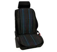 Couvre Siège Dos A Ressorts Siège pour Voiture Universel Tissu Aéré Bleu