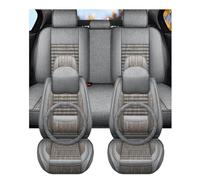 Couvre Sieges Housses De Siège Auto Universelles en Lin pour Suzuki pour Swift 2025 5 Places Protections Tout Compris Housse De Volant(2)