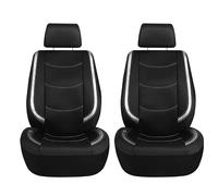 Couvre Sieges Housses De Siège Voiture Avec Feuille PVC Brillant 3 Accessoires Fermeture Éclair Protecteur Coussin Intérieur(4 pc)