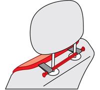 Couvre-Sièges - Lampa - 54484 - Lot De 2 - Universels - Anthracite - Fils De Papier Et Coton Matelassé