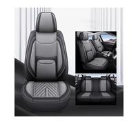 Couvre Sieges Pour Civic Universal Ensemble Complet Housses Siège Voiture En Cuir PU Imperméables Accessoires Intérieurs(Grey)