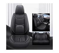 Couvre Sieges Pour Civic Universal Ensemble Complet Housses Siège Voiture En Cuir PU Imperméables Accessoires Intérieurs(Noir)