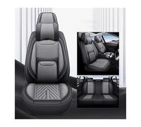 Couvre Sieges Pour Civic Universal Ensemble Complet Housses Siège Voiture En Cuir PU Imperméables Accessoires Intérieurs(Gray+cushion)