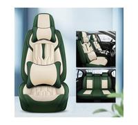Couvre Sieges Pour Jaguar Pour XF Pour F-Pace Pour E-pace Pour I-Pace Pour X-Type Pour XE Pour XJ Pour XK Housses Siège Auto(Green Beige+cushion)