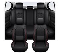 Couvre Sieges Pour VW Pour Jetta Pour Gol G5 Ensemble Complet Housses Siège Voiture Universelles En Cuir Imperméables Pièces(Noir)