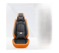 Couvre Sieges Pour VW Pour Polo Pour Atlas Pour Jetta Pour Bora Pour Eos Pour Sharan Housses Siège Auto Universelles(Orange Black+cushion)