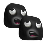 Couvre-tête - 2 pièces Big Eyes Auto Headrest Protecteurs | Accessoires intérieurs décoratifs pour la conduite des hommes Voyages sur la route de voyage d'Halloween Camp Truck Femmes Quotidien