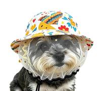 Couvre-tête de Chien - Protecteur Anti-Alimentation réglable en de 3 | Muselière pour chiot pour arrêter de manger des choses pour de compagnie petit moyen intérieur extérieur jardin randon