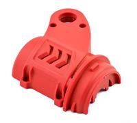 Couvre-tête de coupe réglable en plastique pour débroussailleuse et débroussailleuse - Outil de remplacement, réglage multi-angle, démontage compact (1 pièce rouge)