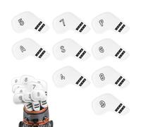 Couvre-tête de Golf | avec numéro en Cuir synthétique - Couvre-Club pour Fer | pour maillet de Parcours Hybride en Plein air, Putting Vert, Tournoi, Golfeur, et Femme