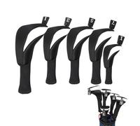 Couvre-tête de golf | Long cou hybride anti-poussière | Couvre-club hybride en bois avec étiquettes numérotées pour homme et femme