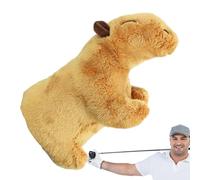 Couvre-tête de golf pour animaux de compagnie, couvre-club de golf pour animaux - Coiffure en bois de Capybara - Couvre-chef de batte pour les amateurs de pour une protection supplémentaire de la