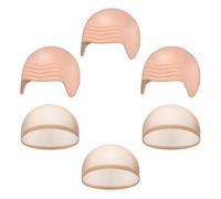 Couvre-tête en silicone avec sangle délicate pour costume d'Halloween et représentation de personnage chauve