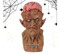 Couvre-tête Halloween Masque d'horreur réaliste de vieil homme en latex | Couvre-visage cosplay effrayant Pour carnaval maison hantée festival fête costumée de rôle bal masqué accessoires