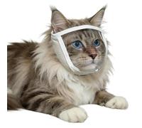 Couvre-Tête pour Chat,Protectrice Et Respirante | Muselière Chat Et Cagoule Protectrice Chien,Visite Vétérinaire Maison Intérieur Voyage Coupe Griffes Bain Anti-Morsure