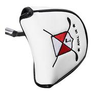 Couvre-tête pour putter, couvre-chef pour putterA - protège-tête putterda - protecteur portable pour battes de golf avec batte de putteravec fermeture magnétique pour débutants et